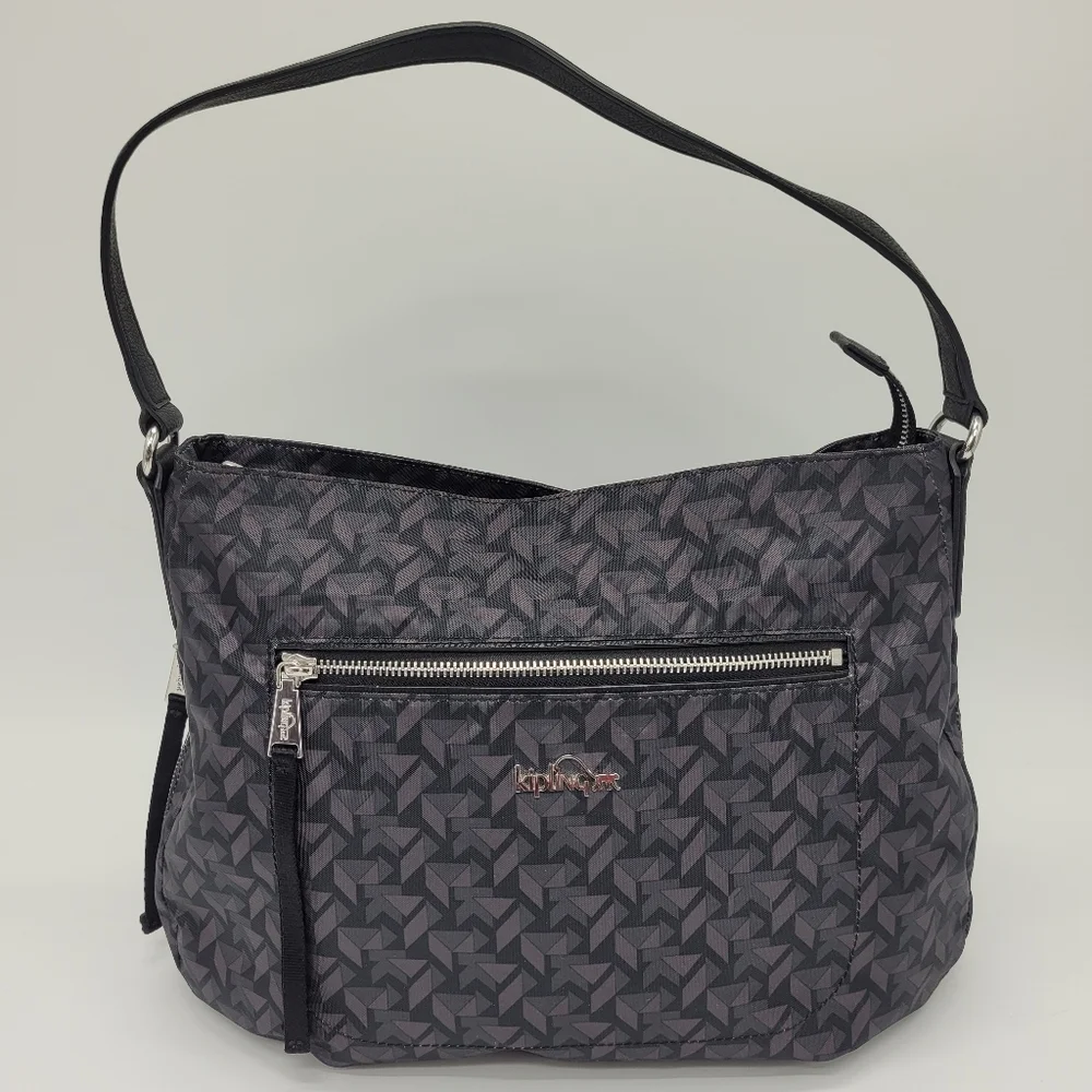 Kipling Sadie Hobo Shoulder Bag Lightweight Pockets Zippers Expandable Pockets